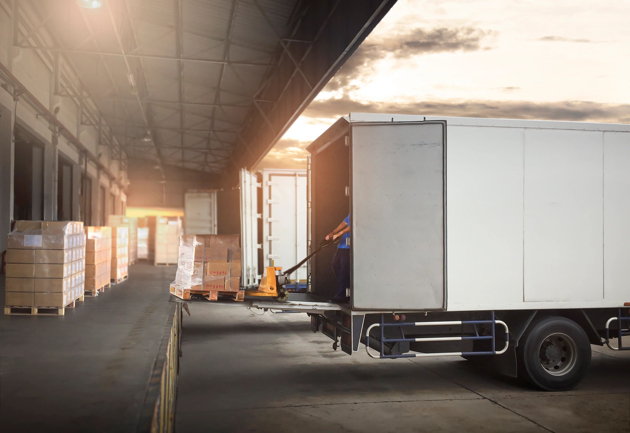Misan Company warehouse with hygiene product inventory